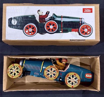 Picture of Vintage Tin Racing Car I-970 with Driver