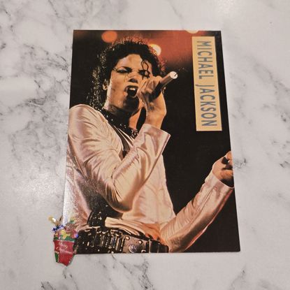 صورة بوست كارد مايكل جاكسون 

