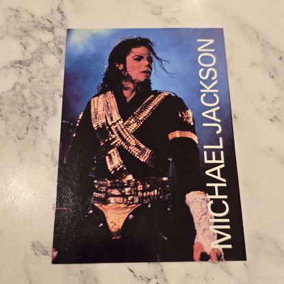 صورة بوست كارد مايكل جاكسون 


