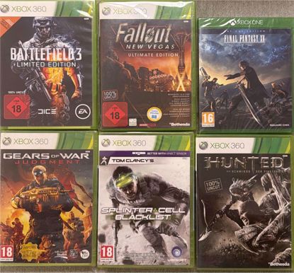 صورة Xbox 360 & Xbox One Sealed Games Bundle (6 Titles)