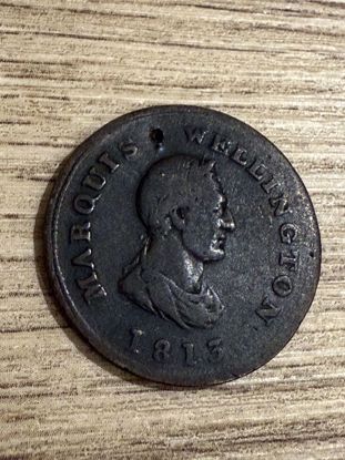 صورة توكن بريطاني تجاري 1813 يحمل صورة ماركيز