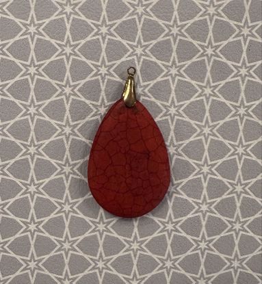 Picture of ميدالية حجر اليشم الأحمر (jade stone)
