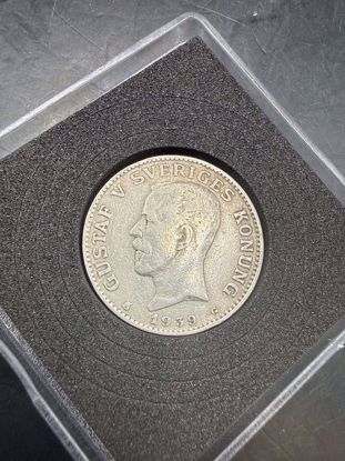 Picture of 1 كرونا سويدية للملك غوستاف الخامس، فضه عيار 800