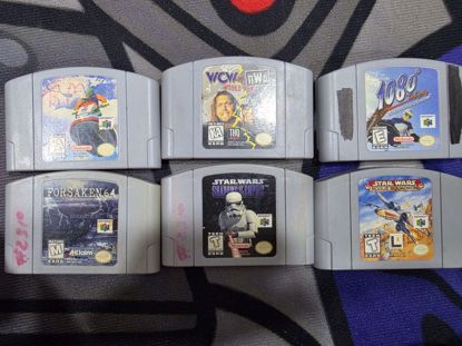 Picture of 6 n64 games