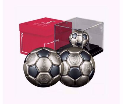 Picture of 3 اونصات فضه كاس العالم قطر اصدار محدود 2022 حبه