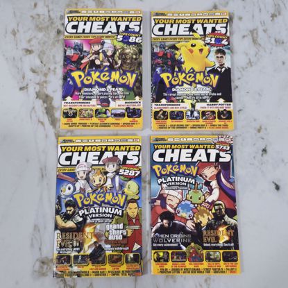 Picture of A collection of cheat code booklets for games